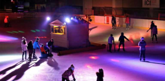 Refreshing Fun at the Synthetic Ice Skating Rink