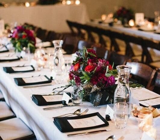 Decorative Tips Every Event Planner Should Know Poly cotton twill tablecloths